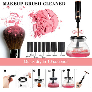 AUTOMATIC MAKE UP BRUSH CLEANER DRYER