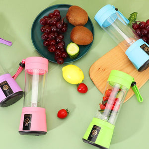 Portable Fruit Juice Blender Bottle