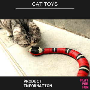 Automatic Smart Interactive Snake toy for Cats