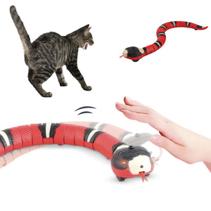 Automatic Smart Interactive Snake toy for Cats
